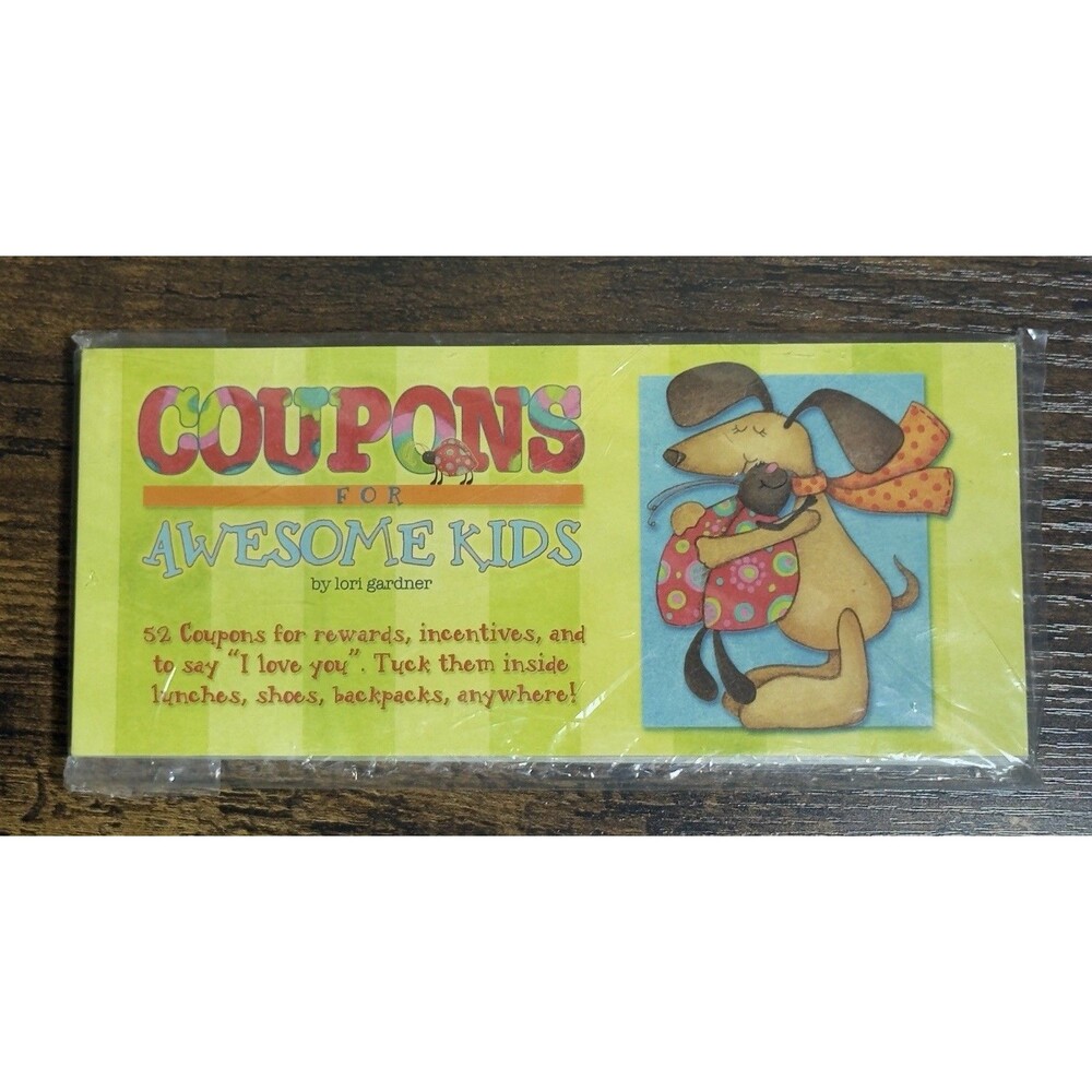 VTG  Awesome Kids Coupon Book: 52 Coupons For Every Week Of The Year RARE New